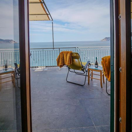 La Lampara Sea View Terrace Apartment Manarola Extérieur photo