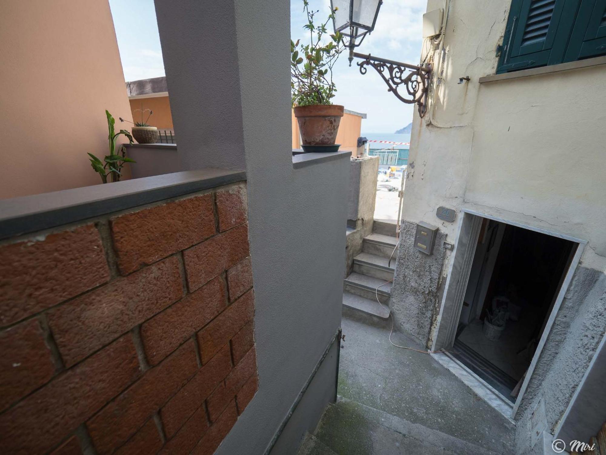 La Lampara Sea View Terrace Apartment Manarola Extérieur photo