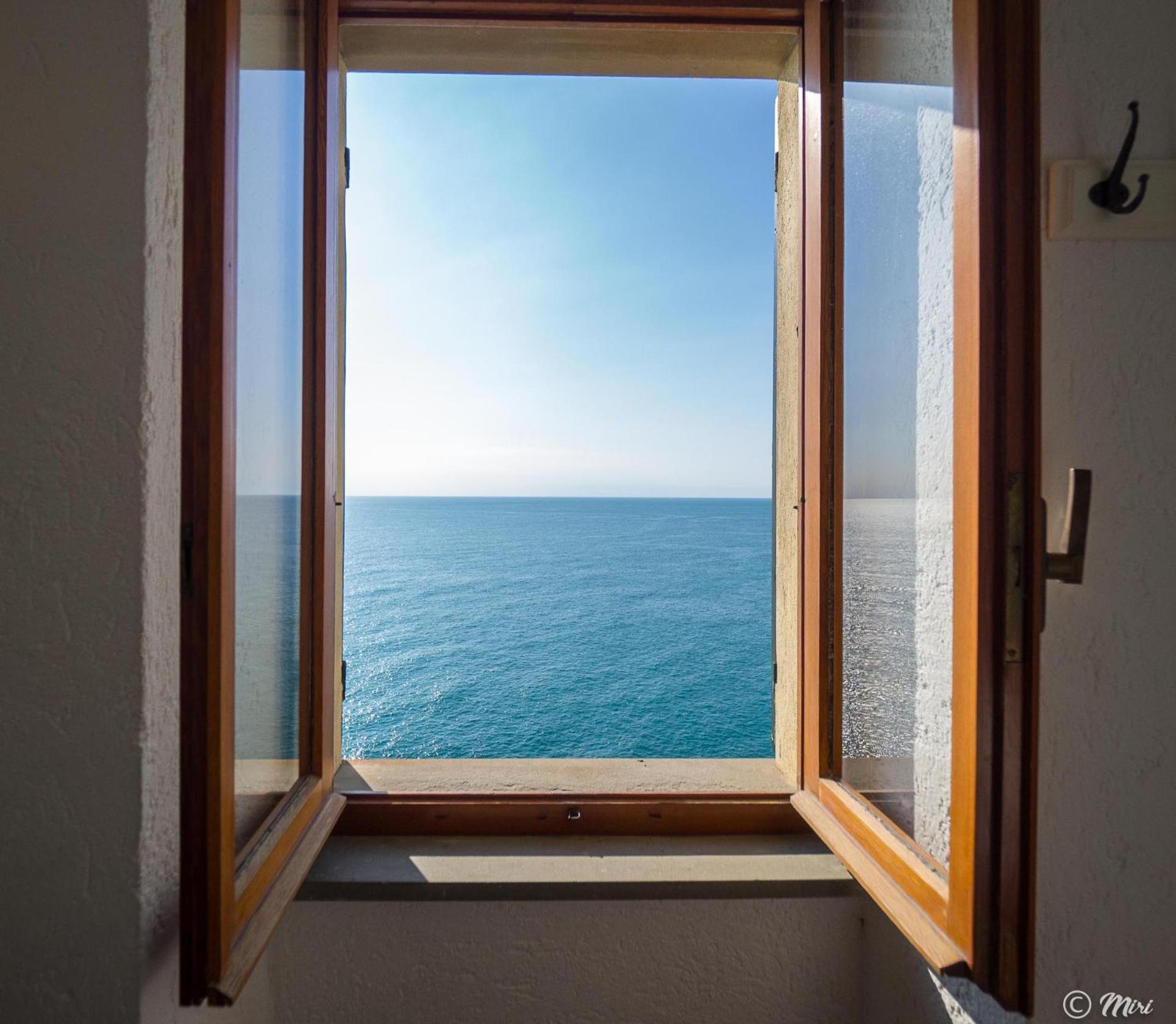 La Lampara Sea View Terrace Apartment Manarola Extérieur photo